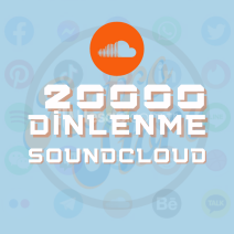 Soundcloud 20.000 Dinlenme - Hızlı Teslimat