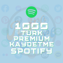 Spotify 1000 Türk Premium Kaydetme- Hızlı teslimat