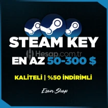 ⭐️Steam En Az 50$-300$ Random Key | 7/24 Oto⭐️