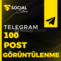 Telegram 100 Post Görüntülenme