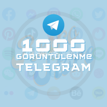 TELEGRAM 1000 Post Görüntülenme- Otomatik Teslimat