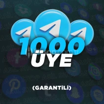 Telegram 1000 Üye - Hızlı Teslim - Garantili