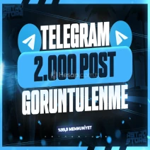 ⭐Telegram - 2000 Gerçek Türk Görüntülenme⭐
