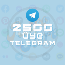 TELEGRAM 2500 Üye Garantili- Otomatik Teslimat