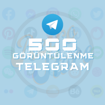 TELEGRAM 500 Post Görüntülenme- Otomatik Teslimat