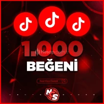 TikTok 1.000 Gerçek Beğeni - Keşfet Etkili