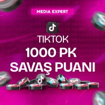 TikTok 1000 PK Savaş Puanı  - Yüksek Kaliteli