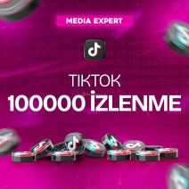TikTok 100.000 İzlenme - Yüksek Kaliteli