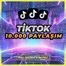⭐TİKTOK 10.000 PAYLAŞIM (GÜNCEL) ⭐
