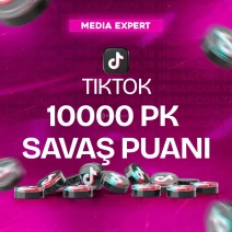 TikTok 10.000 PK Savaş Puanı  - Yüksek Kaliteli