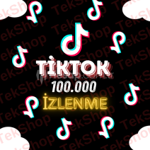 TikTok 100.000 Türk İzlenme - Hızlı Teslimat
