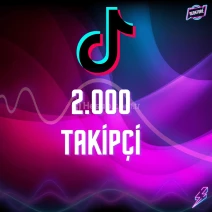TikTok 2.000 Gerçek Takipçi - Anlık
