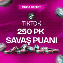 TikTok 250 PK Savaş Puanı  - Yüksek Kaliteli