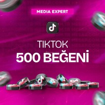 TikTok 500 Beğeni - Yüksek Kaliteli