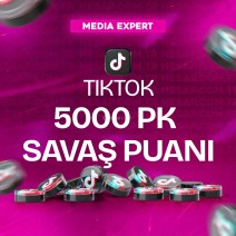 TikTok 5.000 PK Savaş Puanı  - Yüksek Kaliteli