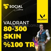 TR 80-300 Skin Valorant Random Hesap