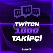 Twitch 1.000 Takipçi - Anlık Teslim