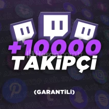 Twitch 10000 Global Takipçi - Otomatik - Garanti