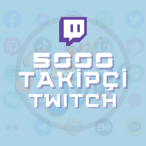 Twitch 5000 Takipçi (Garantili) - Hızlı Teslimat