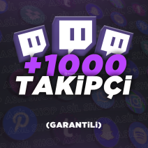 Twitch 1000 Global Takipçi - Otomatik - Garanti