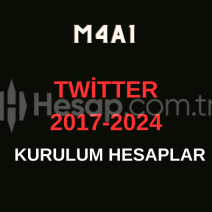 Twitter 2018-2024 KURUCU MAILLI AZ TAKIPCILI HESAPLAR