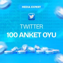 Twitter (X) 100 Anket Oyu - Yüksek Kaliteli