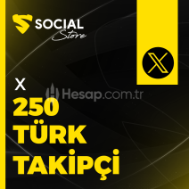 Twitter (X) 250 Gerçek Türk Takipçi - Garantili