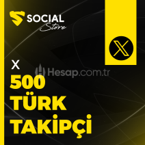 Twitter (X) 500 Gerçek Türk Takipçi - Garantili