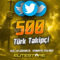 Twitter (X) - 500 Türk Takipçi