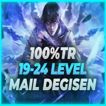 ⭐UVIP+ [%100TR 19-24 LEVEL MAİL DEĞİŞEN HESAP⭐