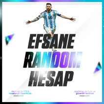⭐VİP+ PES E-FOOTBALL EFSANE RANDOM HESAP | OTO TESLİM⭐