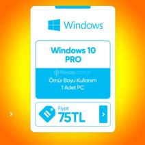 Windows 10 Pro Dijital Lisans Anahtarı Plus