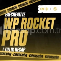 WP ROCKET Pro 1 Yıllık Hesap | ExeCreative En Uygun Fiyat
