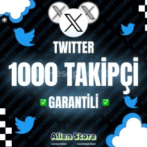 Twitter (X) 🔵 1000 Gerçek Takipçi Garantili ♻️