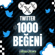 Twitter (X) 1000 Türk Gerçek Beğeni 🔵