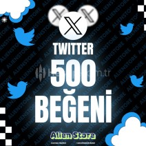 Twitter (X) 500 Türk Gerçek Beğeni 🔵