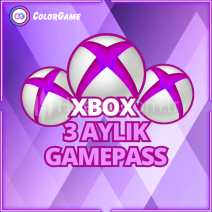 Xbox 3 AYLIK Gamepass + Garanti