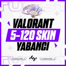 YABANCI SUNUCU⭐ 5-120 SKİN RANDOM HESAP⭐