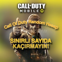 Sınırlı Sayıda Call Of Duty random hesap