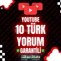 Youtube 10 Türk Yorum 🟥 Garantili ♻️