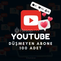YouTube 100 Abone - Düşüş Yok