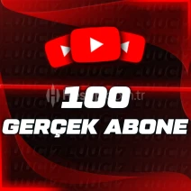 YouTube 100 Organik Abone - Düşmeyen