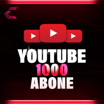 YouTube 1.000 Abone Otomatik-Garantili