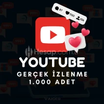 Youtube 1.000 İzlenme - Garantili
