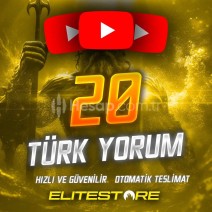 YouTube 20 Türk Yorum - Garantili