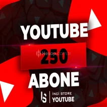⭐YouTube 250 Abone - Garantili + Destek⭐