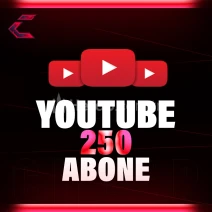 YouTube 250 Abone Otomatik-Garantili