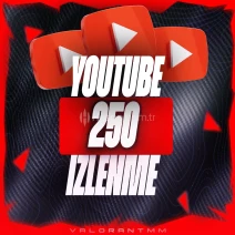 Youtube 250 İzlenme - Düşüş Yok