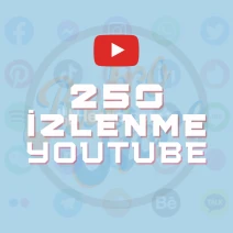 Youtube 250 İzlenme - Hızlı Teslimat