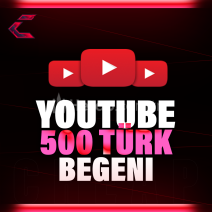 YouTube 500 Türk Beğeni Otomatik-Garantili